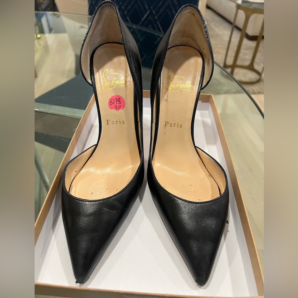 Christian Louboutin Iriza 100 mm Pumps - Nappa leather - Black, Sz 39